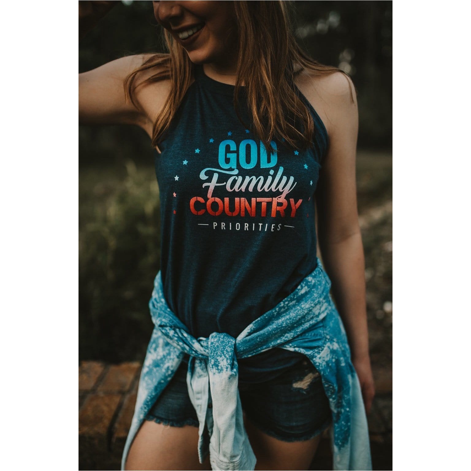 God Bless America Bow Tank – Southern Bliss Company